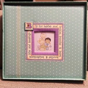 Large Baby Keepsake Scrapbook Keepsake Kit w/ Extras